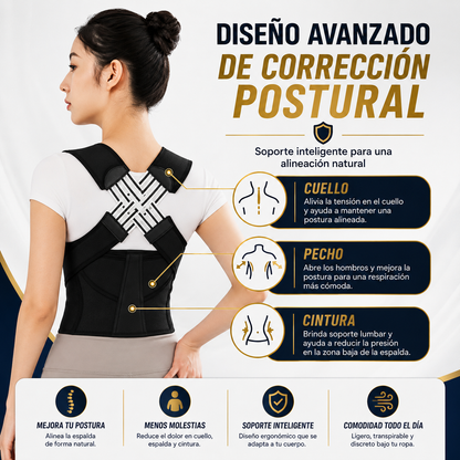 Corrector de postura para pilotos