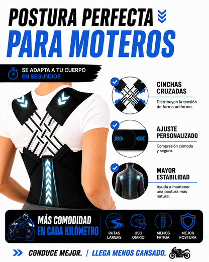 Corrector de postura para pilotos